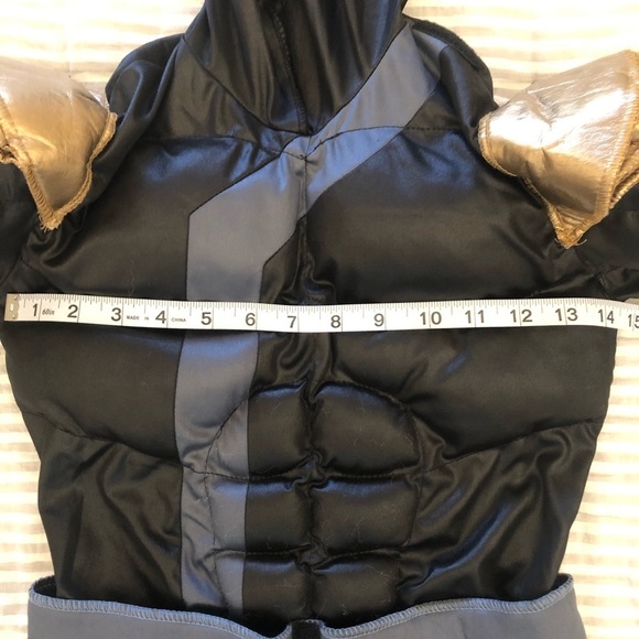 Ninja costume for kids black some gold and gray - Picture 11 of 13